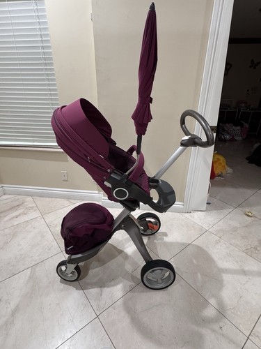 Stokke stroller lavender red - stokke,