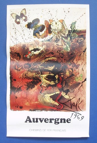 Salvador dali poster auvergne - salvador,