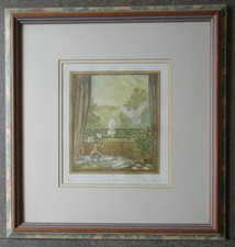 Pink Roses and White Doves