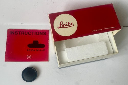 Vintage leica empty box - m4-p,