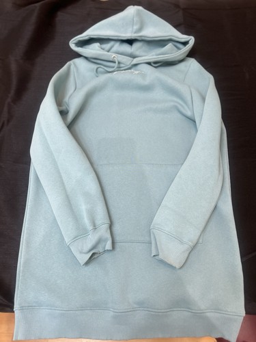 Duck egg colour hoodie dress - egg,