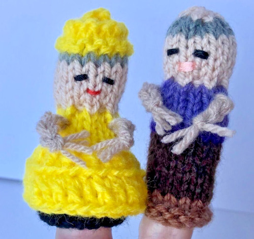 Knit finger puppets designs - puppets, 7