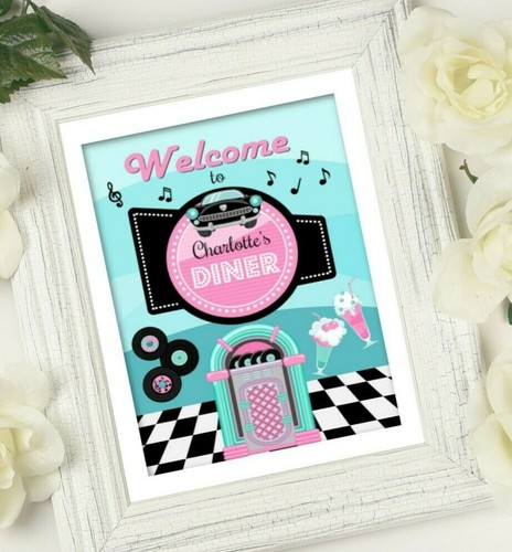 Personalised american diner - personalised,