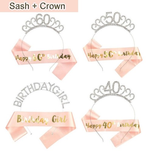 Happy birthday silver - happy, tiara