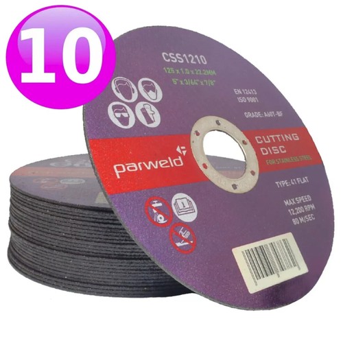 125mm slitting discs for - discs, inox