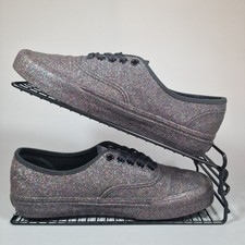 Vans Trainers Womens Size 6 Rainbow Glitter Authentic Skate Shoes Sneakers