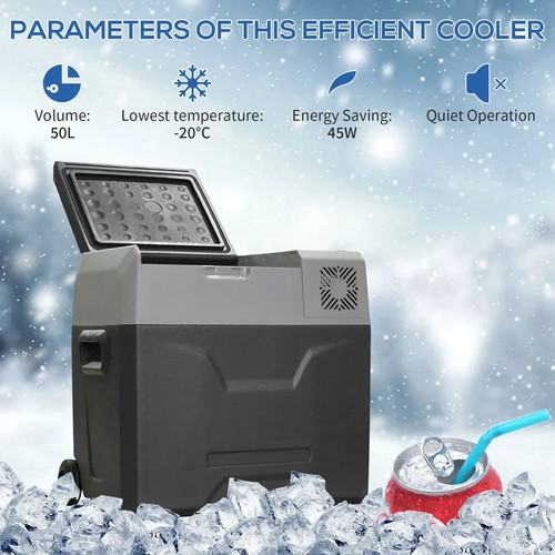 50l car refrigerator portable - refrigerator,