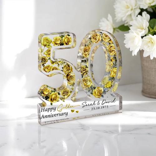 Personalised 50th anniversary - 50th,