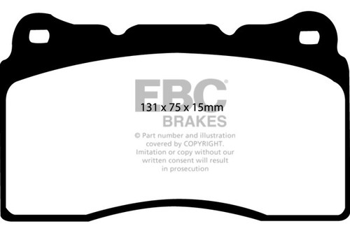 Ebc redstuff front brake - redstuff,