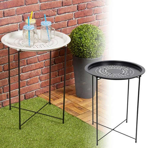 Folding metal round bistro - round,
