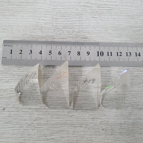 Optical glass prism - x,