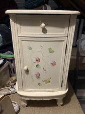 Shabby Chic Cream Colour Small Cabinet 28 Inch High