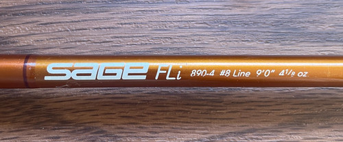 Sage fli 890 8wt - 890-4, 9'0"