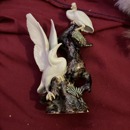 Chinese porcelain crane - chinese,