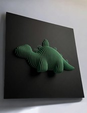 Layered Dinosaur Sculpture