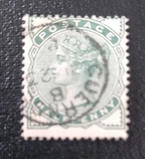 GB Queen Victoria Half Penny Green Used (SG164)