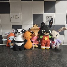 CBeebies Bing & Friends Soft Toy Bundle Bing Coco Sula Pando Flop Voosh
