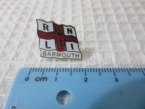 Rnli flag barmouth lapel - flag,
