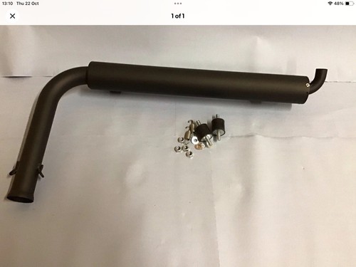 New rotax micromax exhaust - new,