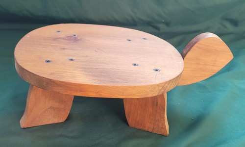 Vintage small wooden - small, turtle