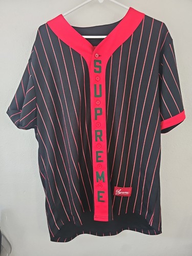 Supreme vertical logo baseball - logo,