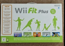 Official Nintendo Wii Fit Plus Balance Board & Game Bundle Set NEW