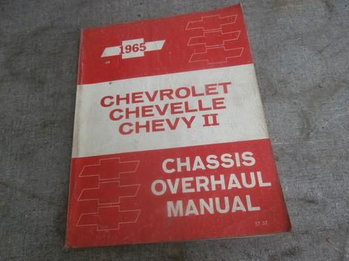 1965 chevy overhaul manual - ,