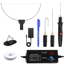 4 in 1 Electric Foam Cutter Styrofoam Cutter Set + Digital Voltage Controller UK