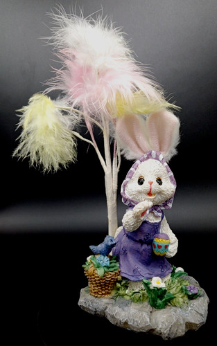 Easter bunny rabbit figurine - easter,