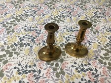 Pair of Antique Brass Candlesticks