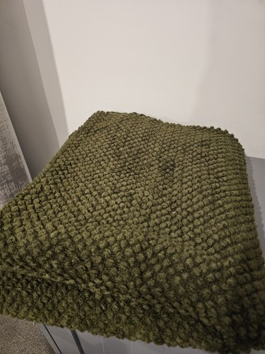 Khaki chunky knit ribbed - khaki,