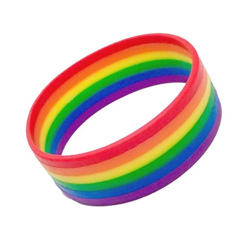 Rainbow striped multicoloured - striped,