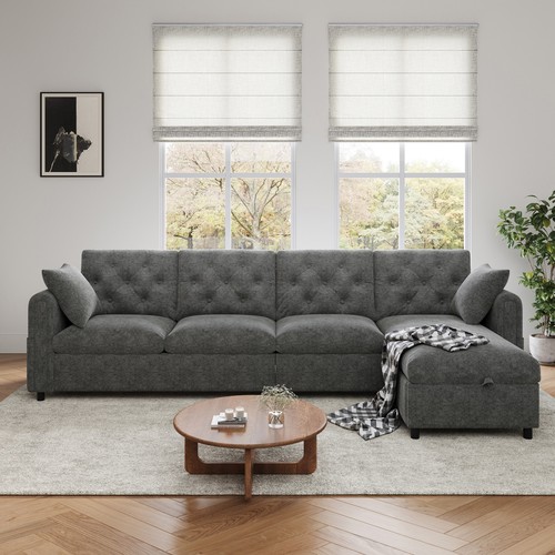 Seater shaped corner sofa - seater, l