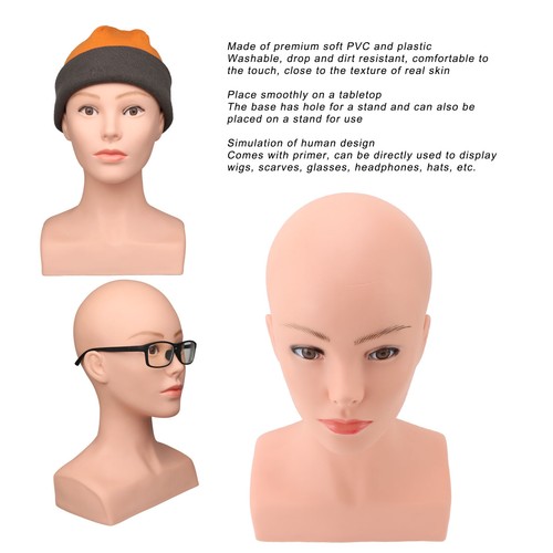 Female head mannequin with - female,