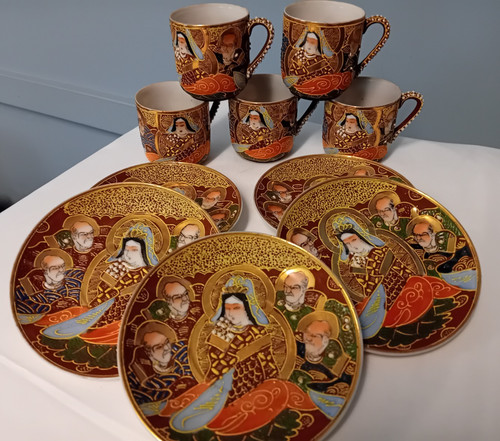 Set satsuma moriage tea - ,