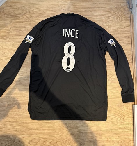 Paul ince matchworn shirt - matchworn,