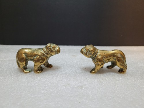 Vintage brass british bulldog - british,