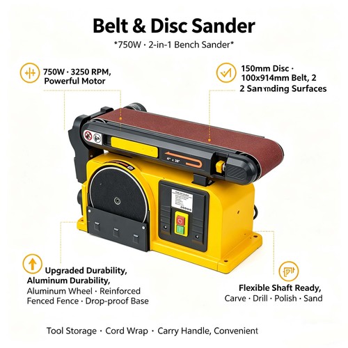Electric belt disc sander - belt,