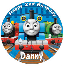 Thomas The Tank Engine Cake Toppers Edible Wafer Paper 7.5 Inches