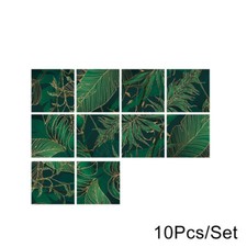 10pcs Abstract Marble Self-adhesive Bath Kitchen Wall Tile Sticker Home Decor