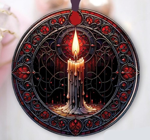 Candle necklace lighted style - necklace,