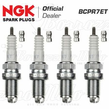 Kit 4 Original NGK Spark Plugs BCPR7ET Volkswagen Golf 2 1.8 GTI 16V 1986-1991