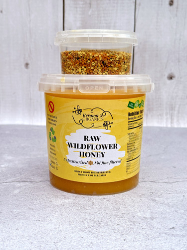 Organic wildflower honey - honey, 1,5kg