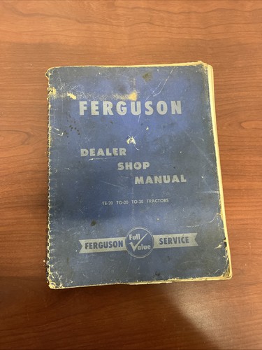 1954 ferguson dealer shop - ferguson,