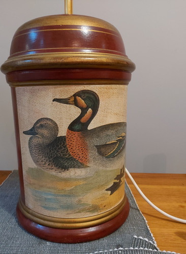 Duck animal scene table - animal, lamp