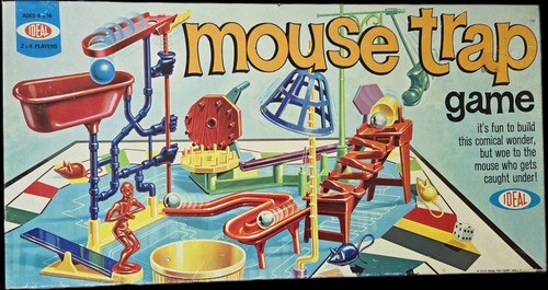 Vintage 1970 ideal mouse trap - vintage,