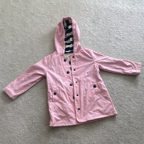 Hatley girls pink hooded rain - pink,