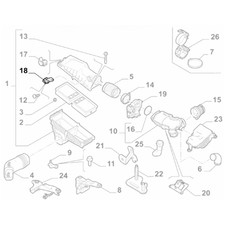 Genuine Air Flow Meter - Fiat 500X / Tipo / Ducato / Doblo 2.2 | 46356099