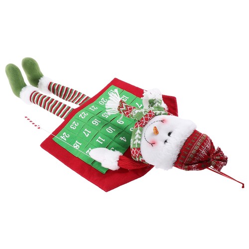 Knitted fabric snowman - fabric,