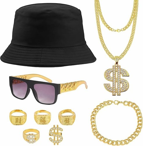 Men hip hop costume - men's,